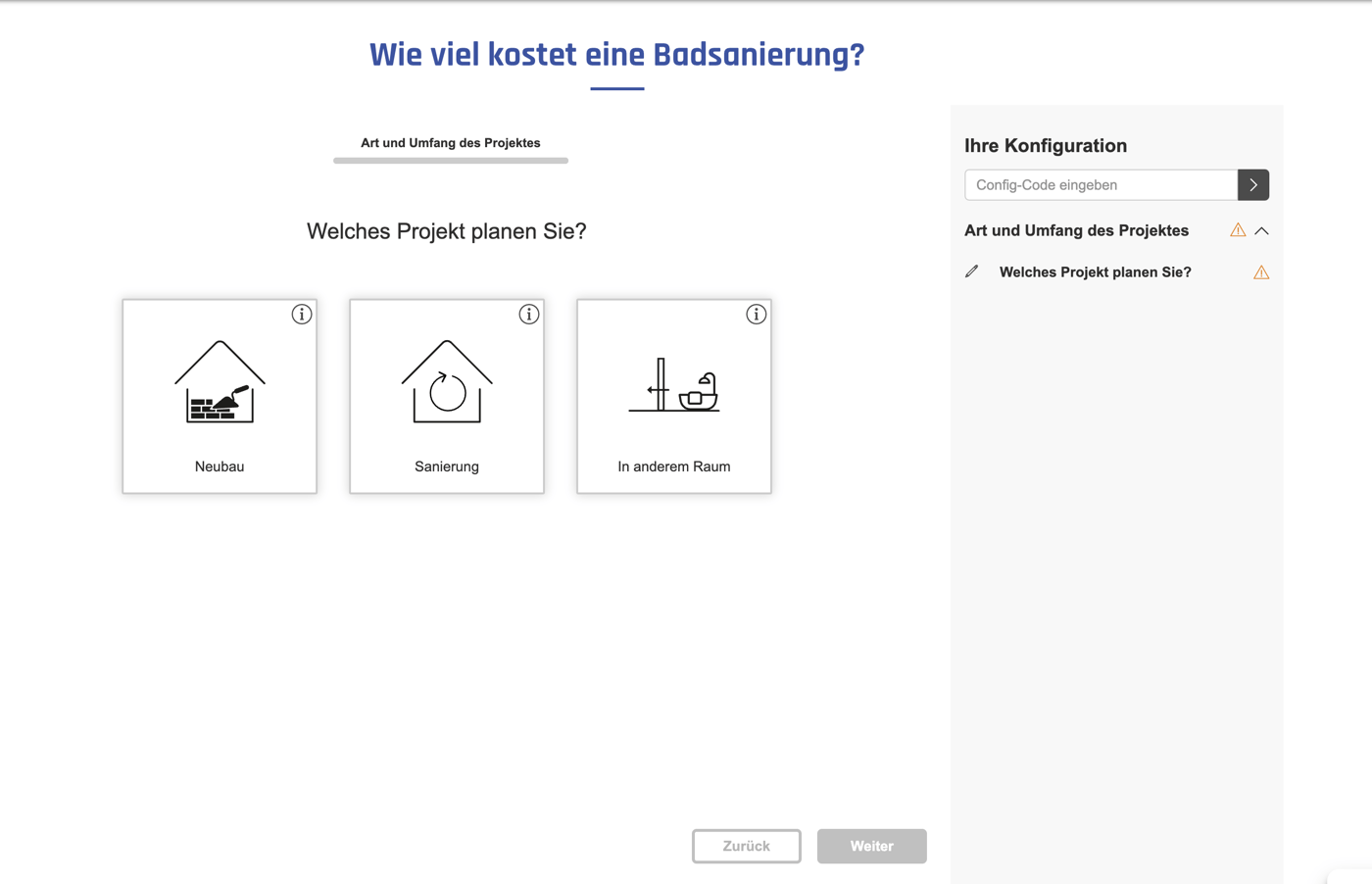 Ausschnitt 1 von 4 der Website von Hartzsch, Hannover