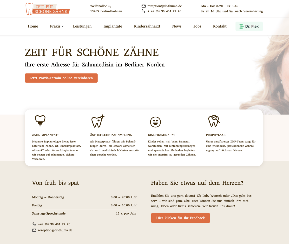 Zeit für schöne Zähne