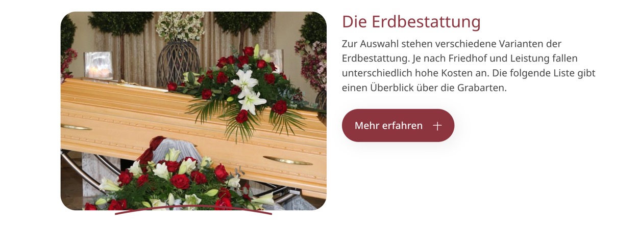 Ausschnitt 3 von 5 der Website von Knipp Bestattungen, Rhein-Sieg-Kreis