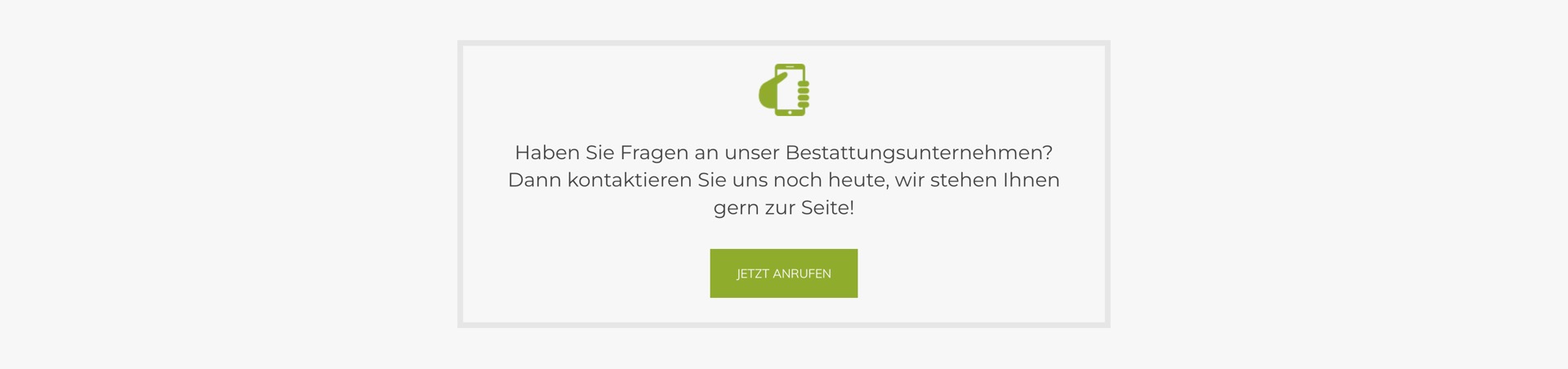 Ausschnitt 5 von 5 der Website von Bestattungen Niggemann, Bochum