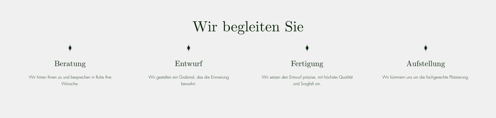 Ausschnitt 5 von 5 der Website von Feinhieb Steinbildhauerei, Rhein-Sieg-Kreis