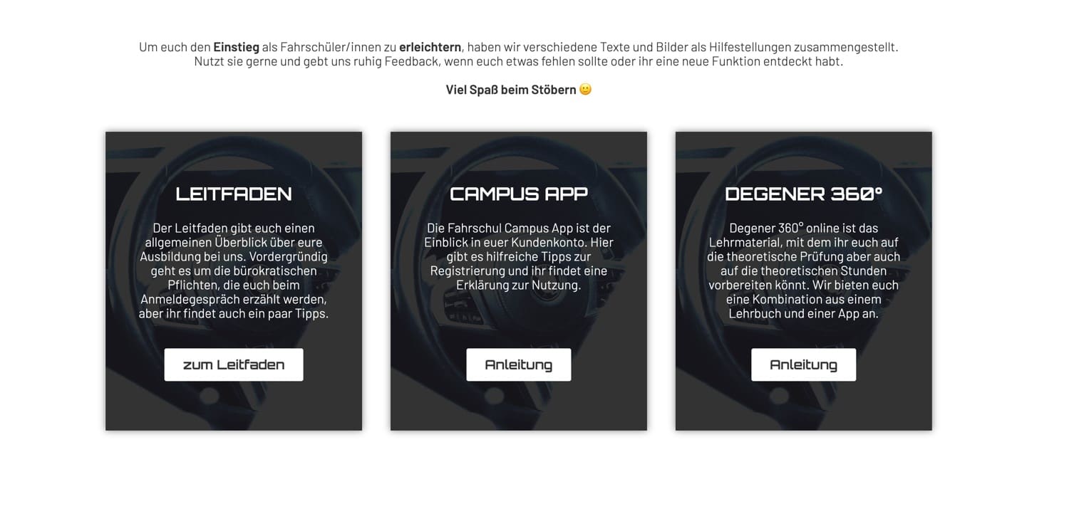 Ausschnitt 3 von 6 der Website von Fahrschule Neukirchen, Rhein-Sieg-Kreis