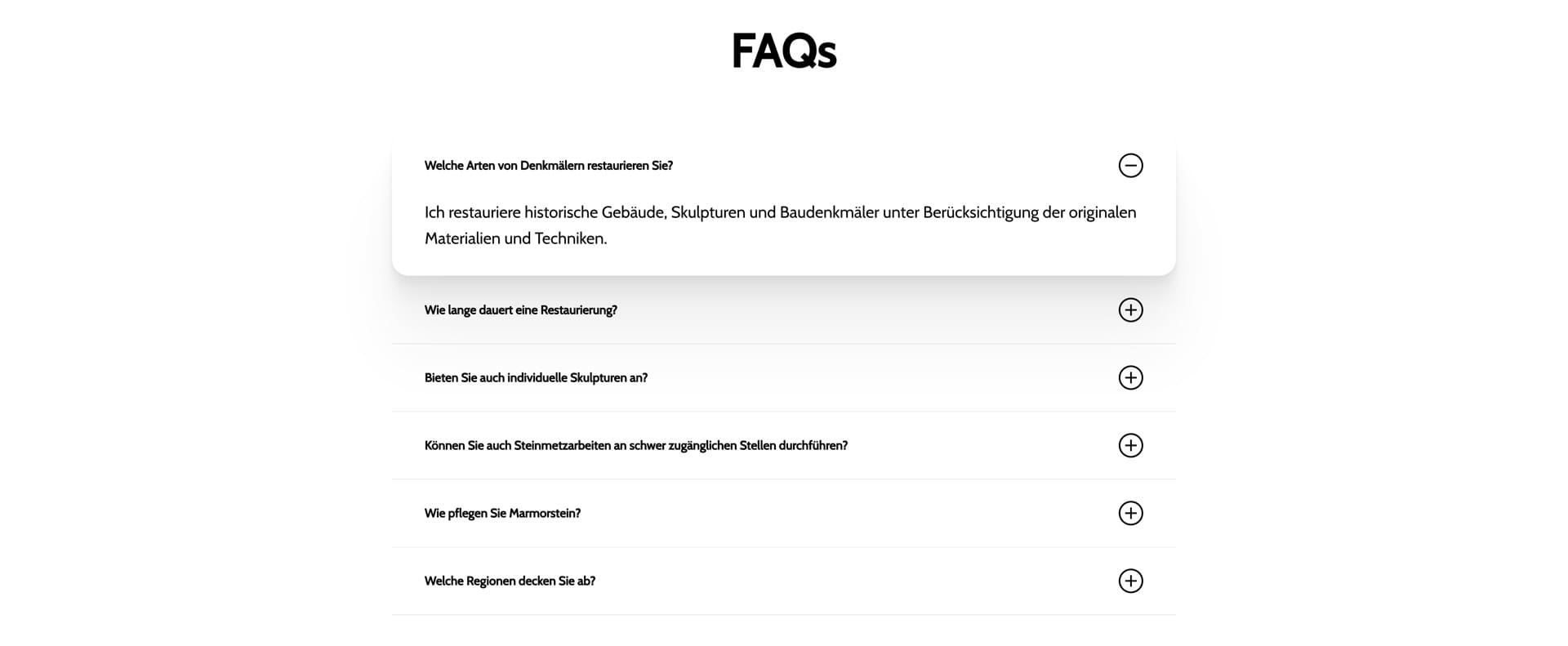 Ausschnitt 3 von 6 der Website von Steinmetz-Schüssler, Frankfurt am Main