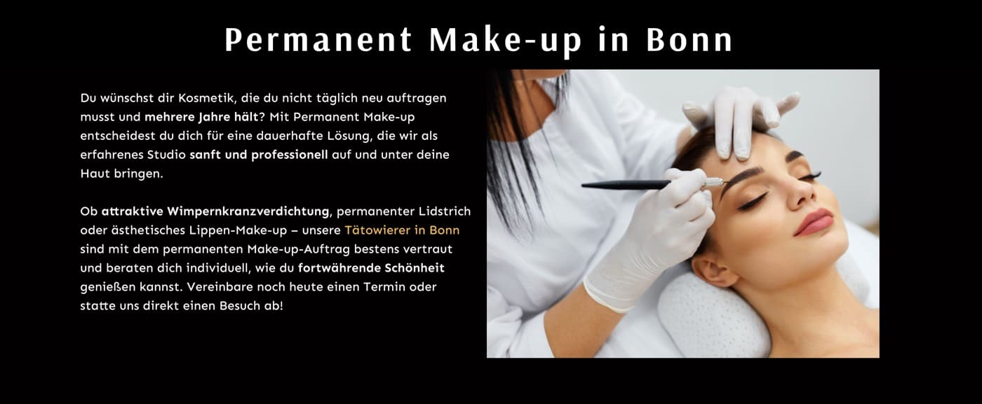 Ausschnitt 6 von 6 der Website von Ink Art Design, Bonn