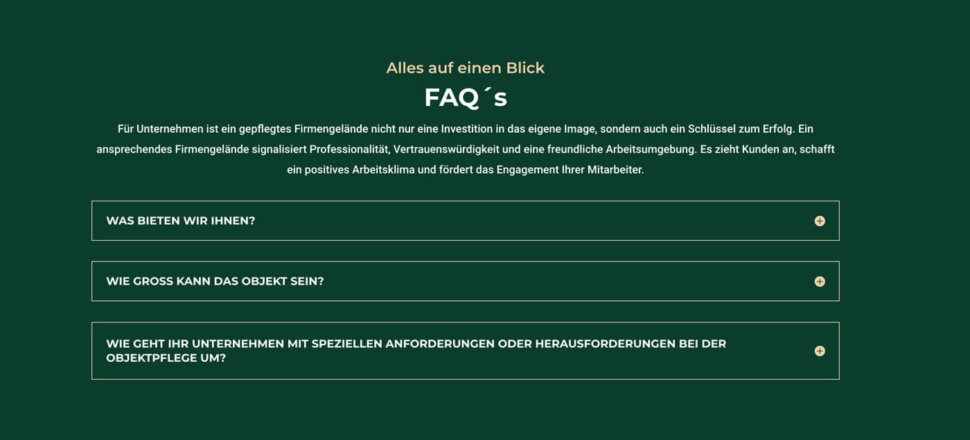 Ausschnitt 5 von 5 der Website von Galabau Wesserling, Kreis Stormarn