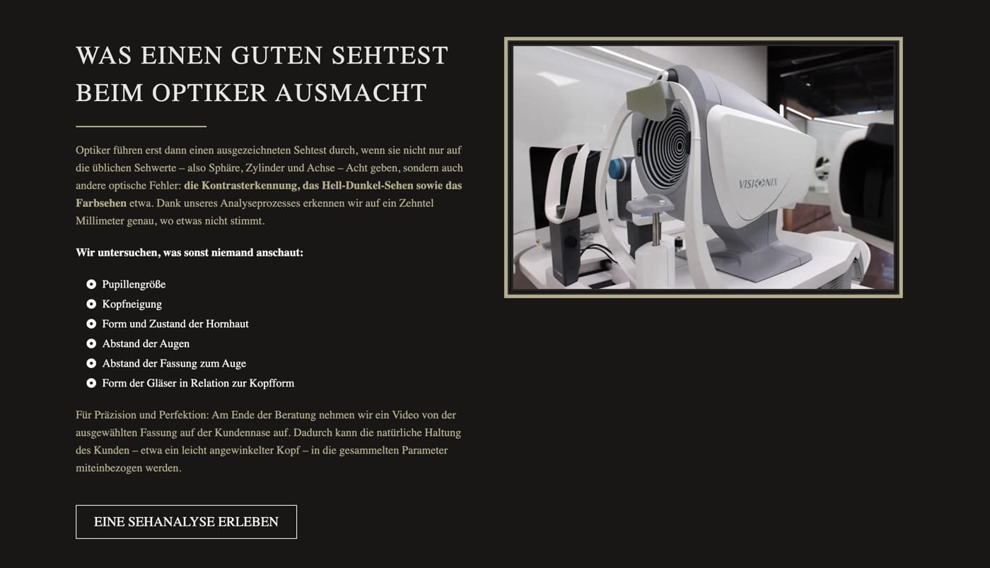 Ausschnitt 3 von 5 der Website von Ludwig Oehm Frankfurt, Frankfurt am Main