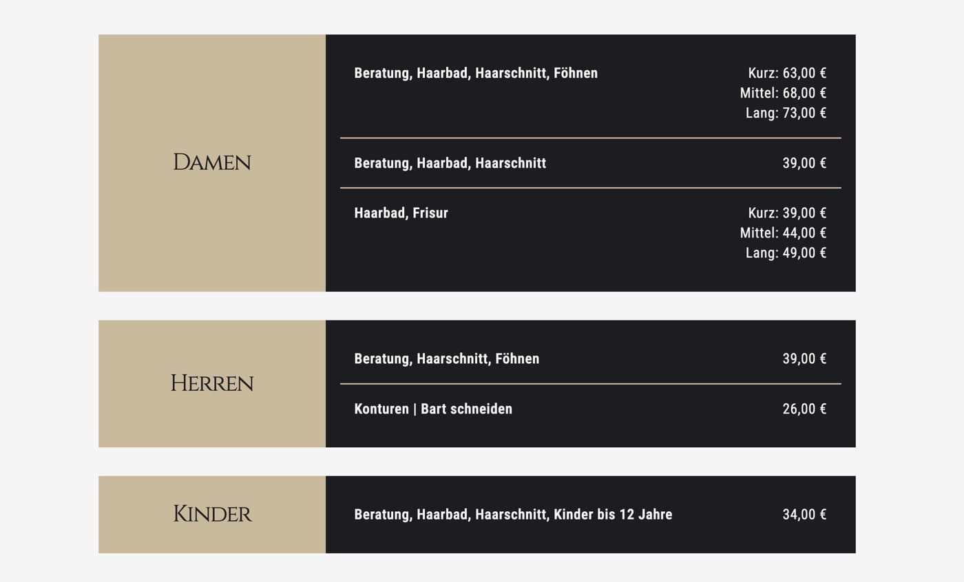 Ausschnitt 4 von 6 der Website von Mirlind, Hannover