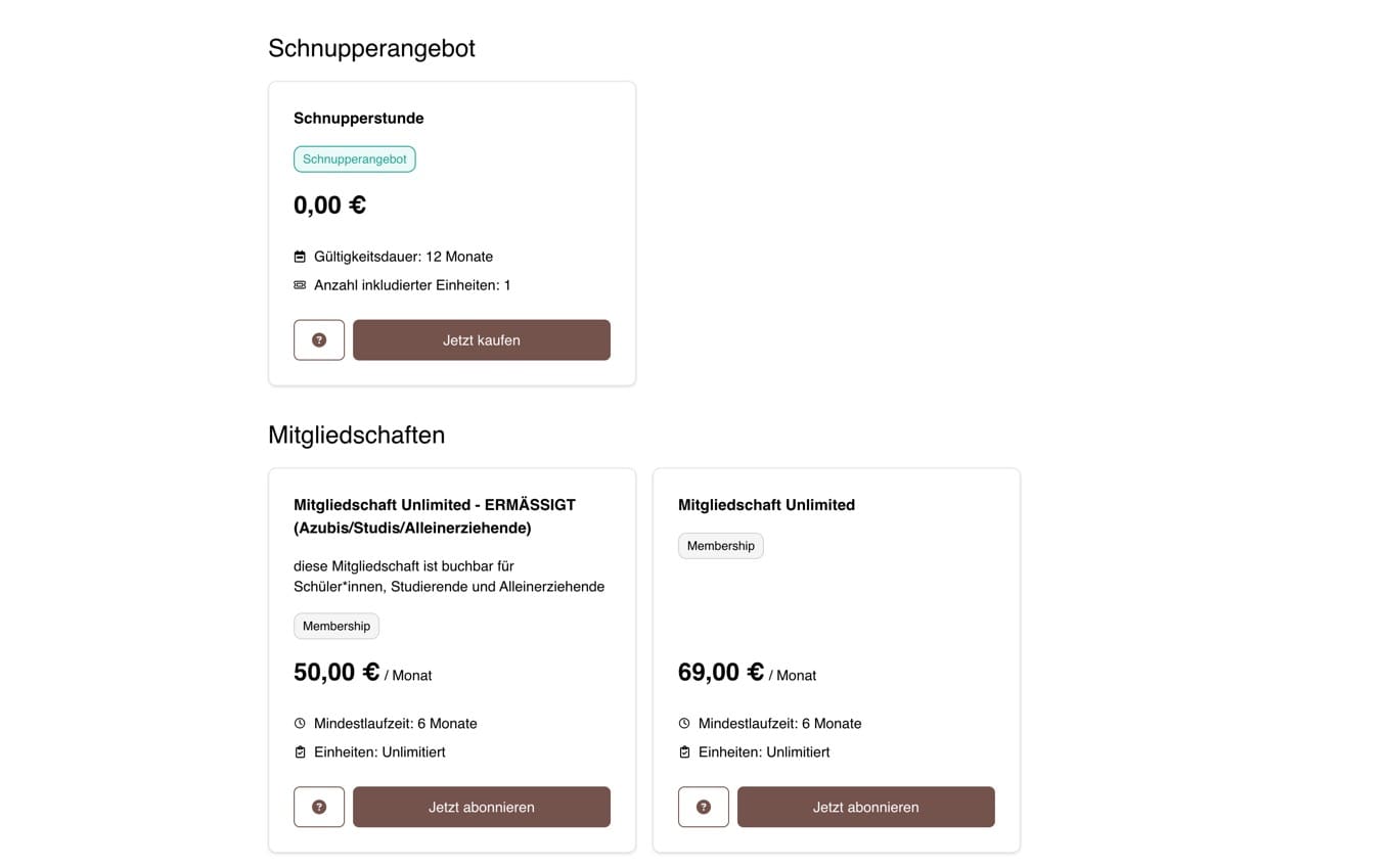 Ausschnitt 2 von 4 der Website von FlowingX Yoga, Wetteraukreis