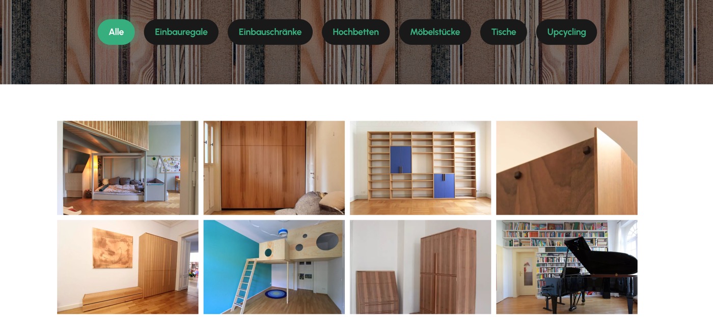 Ausschnitt 4 von 6 der Website von deinTischler Leipzig, Leipzig