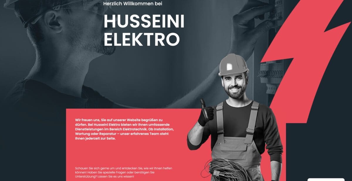 Screenshot der Website