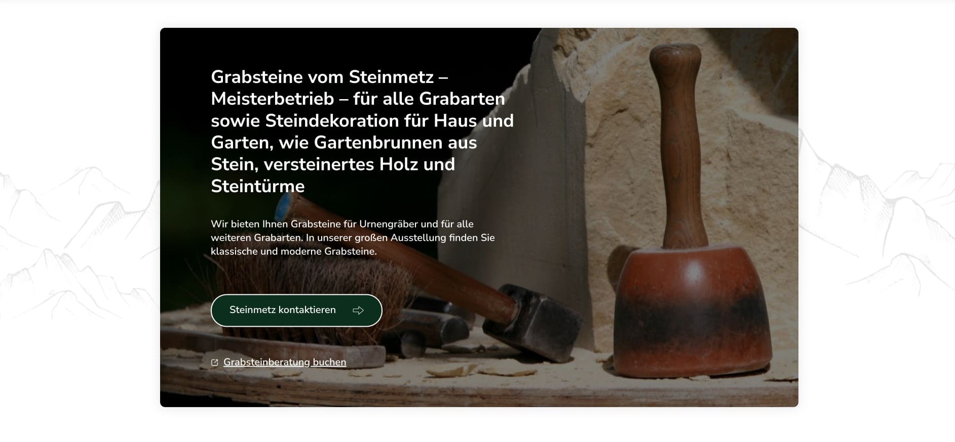 Ausschnitt 2 von 6 der Website von Starmoris Naturstein, Kreis Recklinghausen