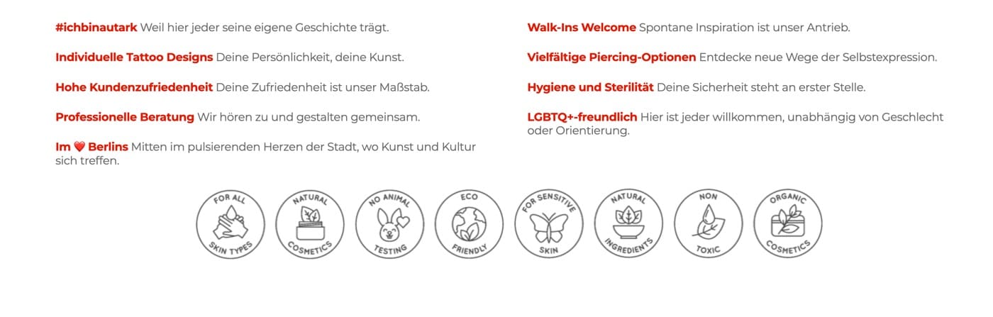 Ausschnitt 6 von 6 der Website von AUTARK Berlin, Berlin