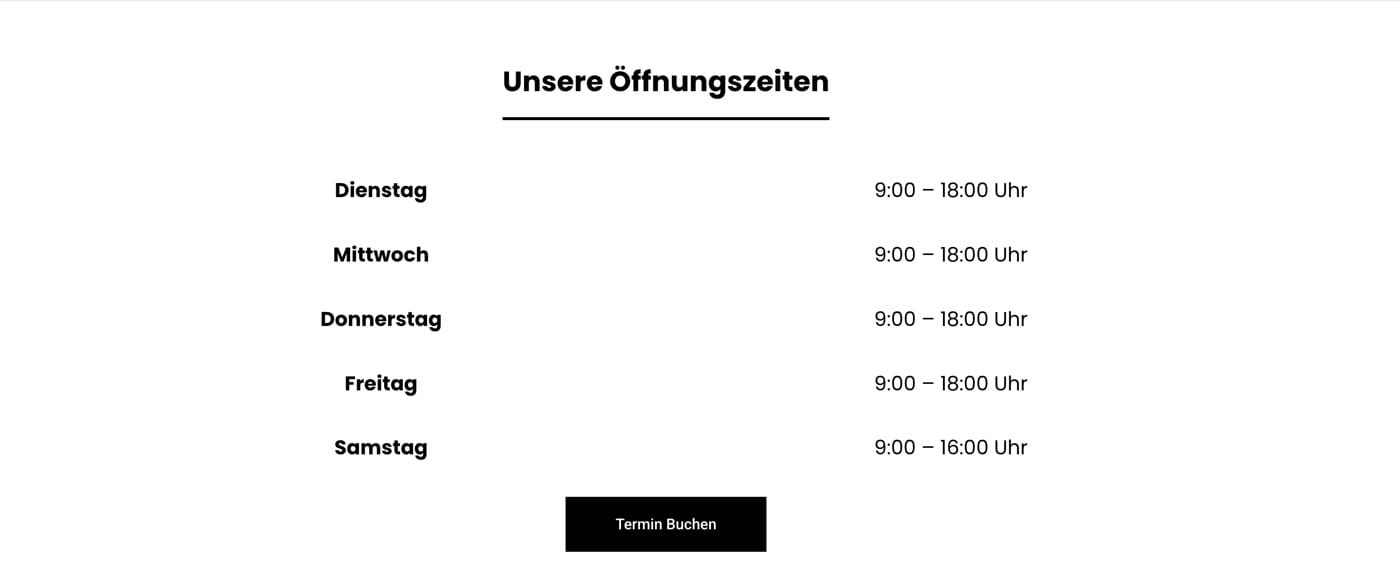 Ausschnitt 2 von 4 der Website von THEAD München, München