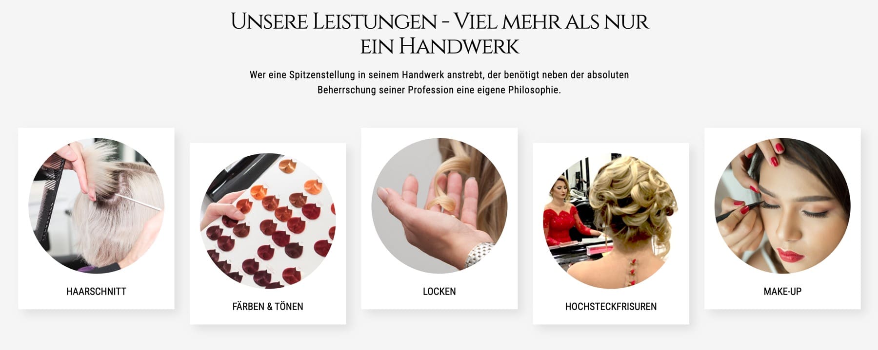 Ausschnitt 1 von 6 der Website von Mirlind, Hannover