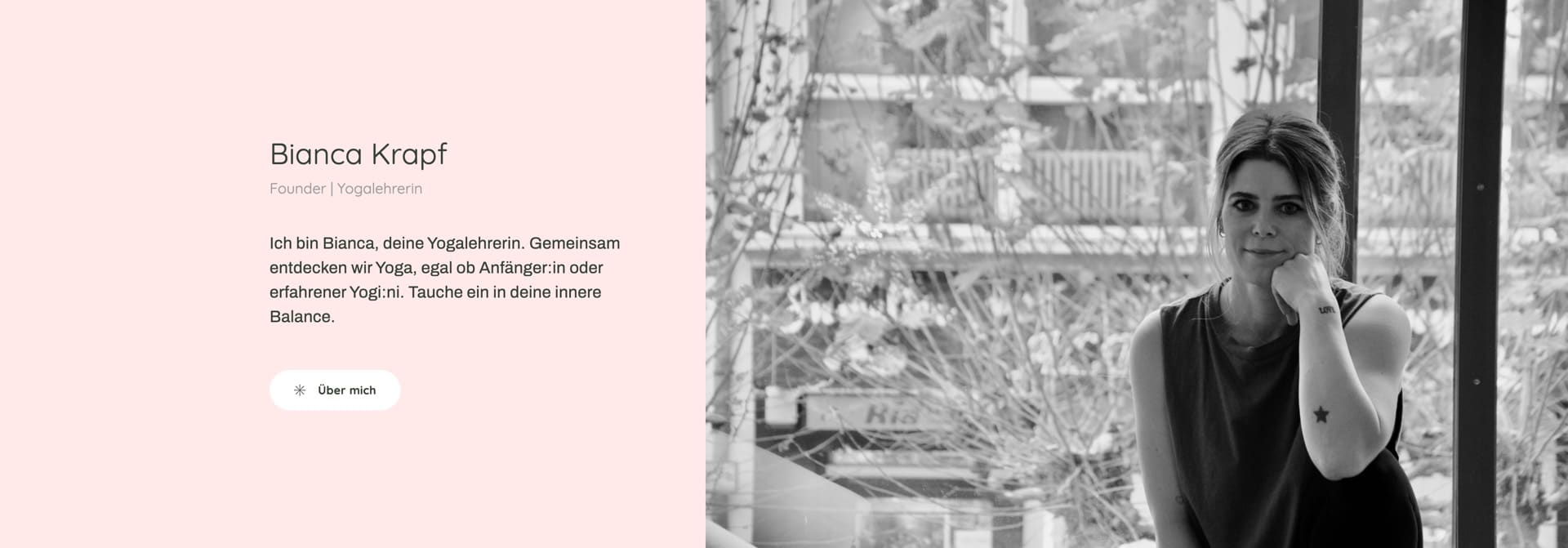 Ausschnitt 6 von 6 der Website von Yoogamii, Rhein-Sieg-Kreis