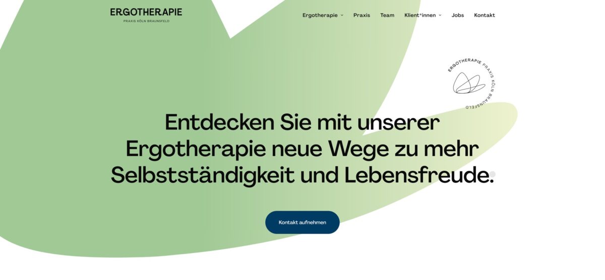 Screenshot der Website