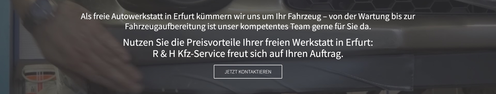 Ausschnitt 5 von 5 der Website von R & H Kfz-Service, Erfurt