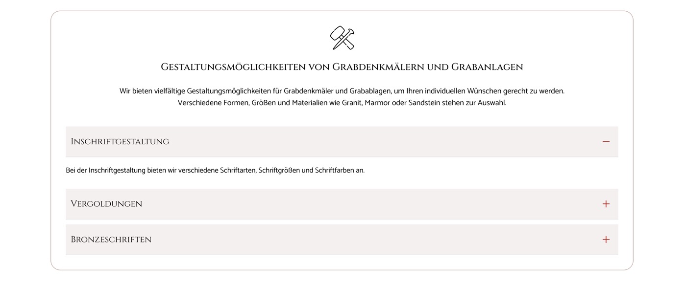 Ausschnitt 1 von 5 der Website von STEINMETZ LADA, Landkreis Vorpommern-Rügen