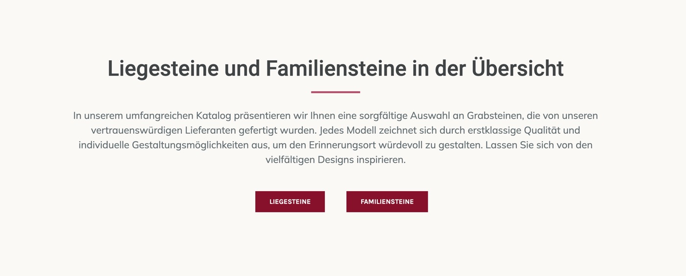 Ausschnitt 5 von 6 der Website von Wegener Grabmale, Lübeck
