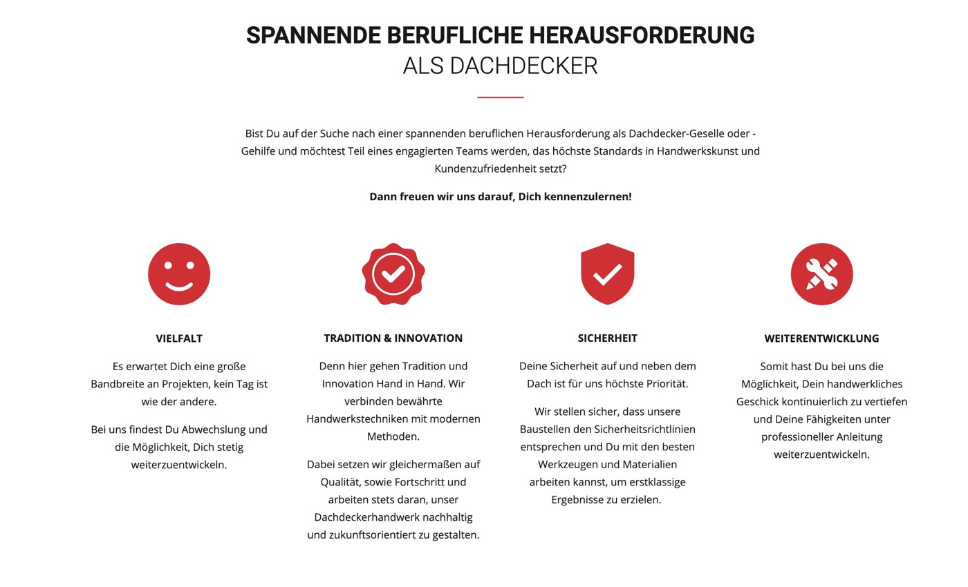 Ausschnitt 4 von 5 der Website von Mohallik Dach, Rhein-Sieg-Kreis