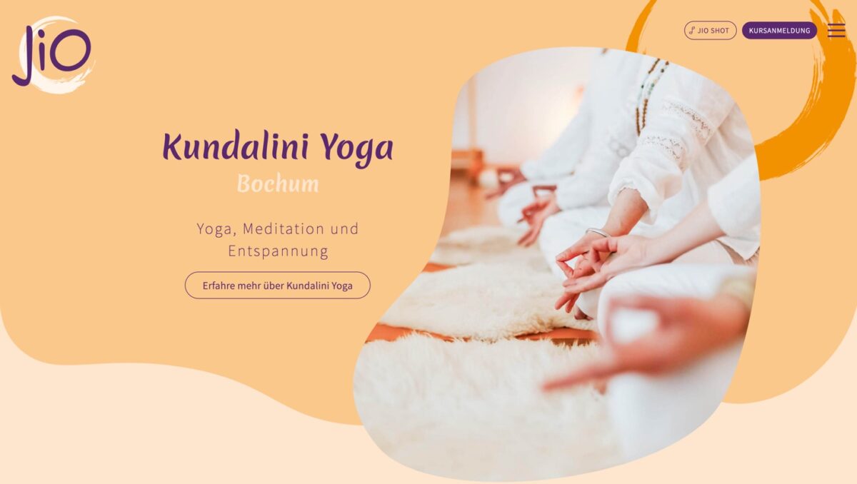 Screenshot der Website