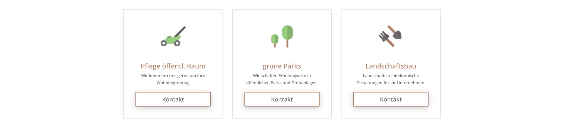 Ausschnitt 2 von 3 der Website von Landschaftsbau Erfurt Simonsen, Erfurt