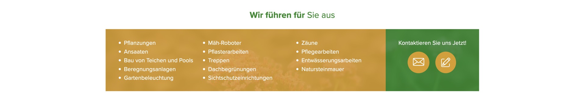 Ausschnitt 5 von 5 der Website von Jungjohann & Jensen, Landkreis Rostock