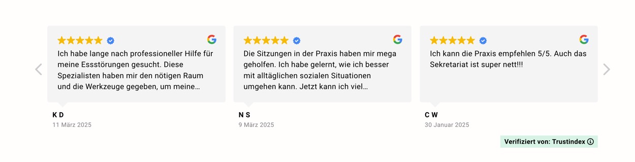 Ausschnitt 4 von 6 der Website von Freiraum Psychotherapie Berlin, Berlin