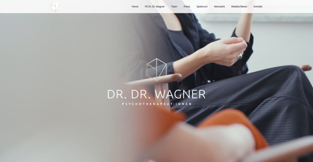 Screenshot der Website
