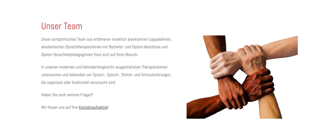 Ausschnitt 3 von 4 der Website von MUNDWERK, Frankfurt am Main