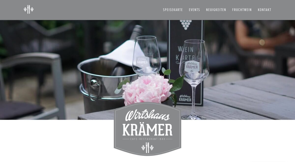Screenshot der Website