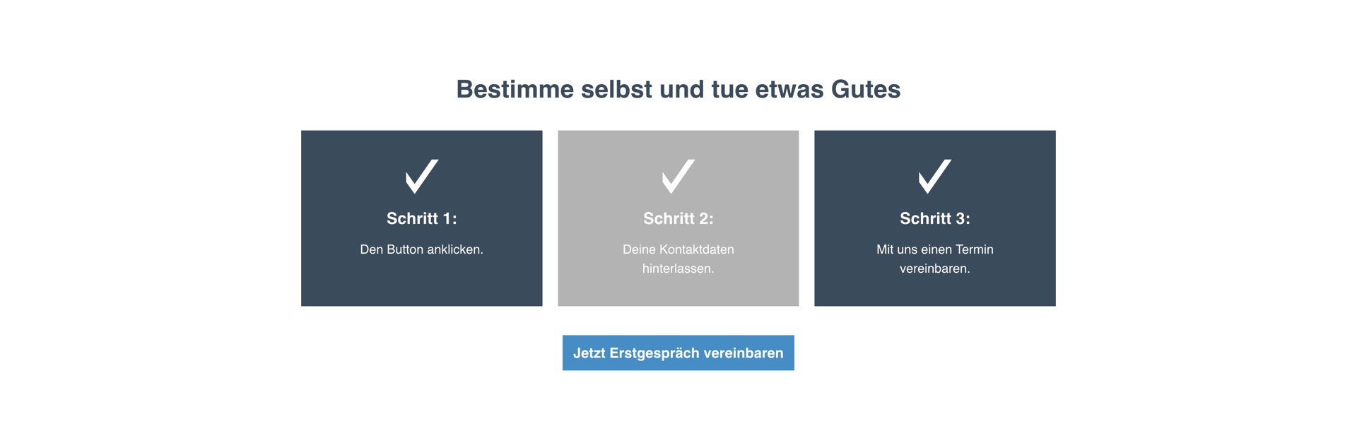 Ausschnitt 1 von 4 der Website von vBK Steuerberatung, Essen