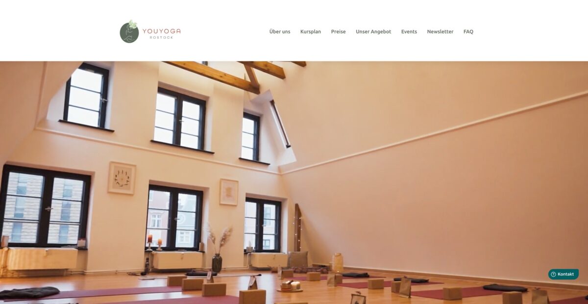 Screenshot der Website