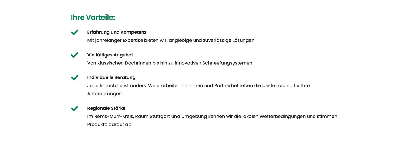 Ausschnitt 6 von 6 der Website von Dachdecker‑MB, Rems-Murr-Kreis