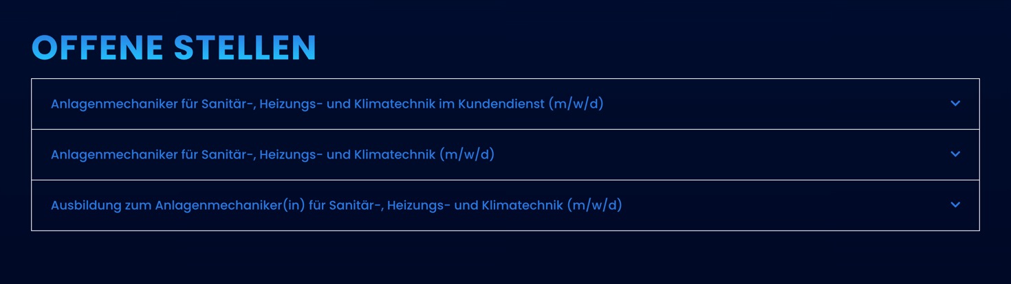 Ausschnitt 4 von 4 der Website von Meisterbetrieb Taskin, Bochum