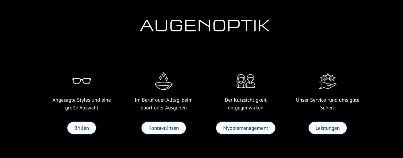 Ausschnitt 6 von 6 der Website von Pöhlemann Augenoptik & Hörakustik, Wetteraukreis