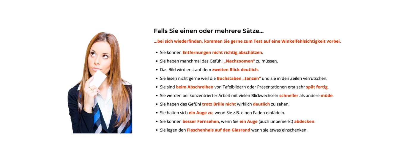 Ausschnitt 6 von 6 der Website von Luig Optik, Lübeck