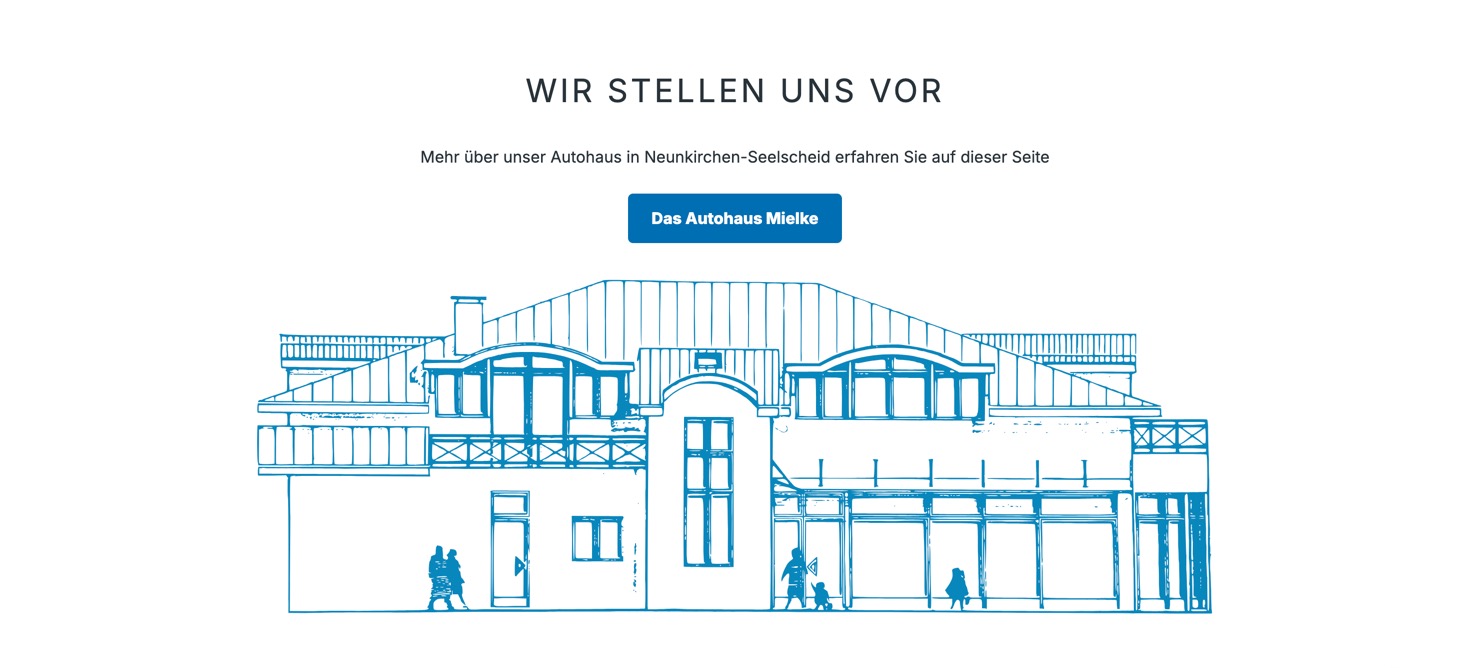 Ausschnitt 5 von 6 der Website von Autohaus Mielke, Rhein-Sieg-Kreis