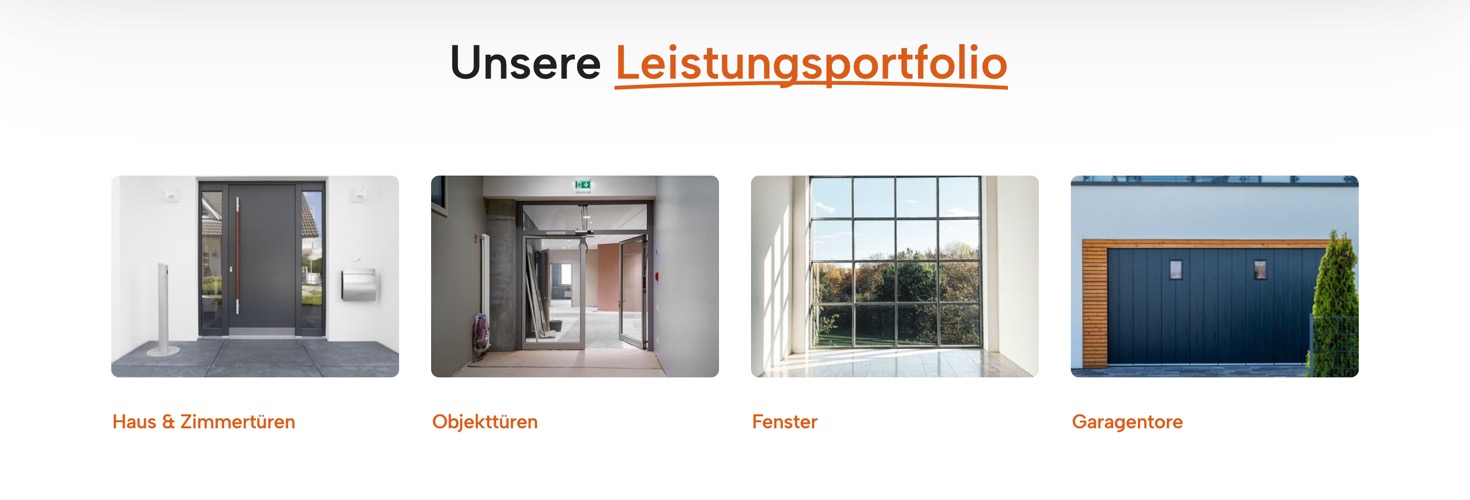 Ausschnitt 5 von 6 der Website von Kubny Handwerksmontagen, Dresden