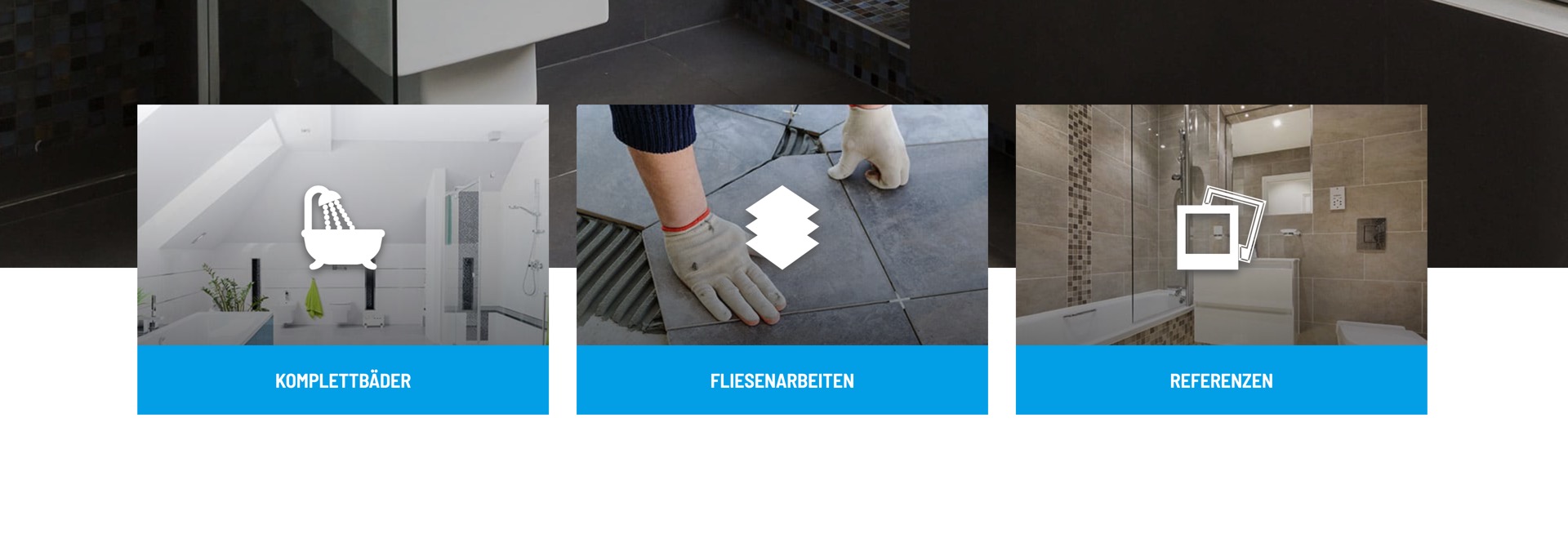 Ausschnitt 3 von 4 der Website von Fliesen Gehrmann, Hannover