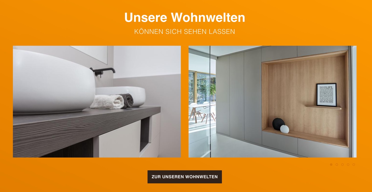 Ausschnitt 4 von 5 der Website von Tischlerei Strotmann, Bochum