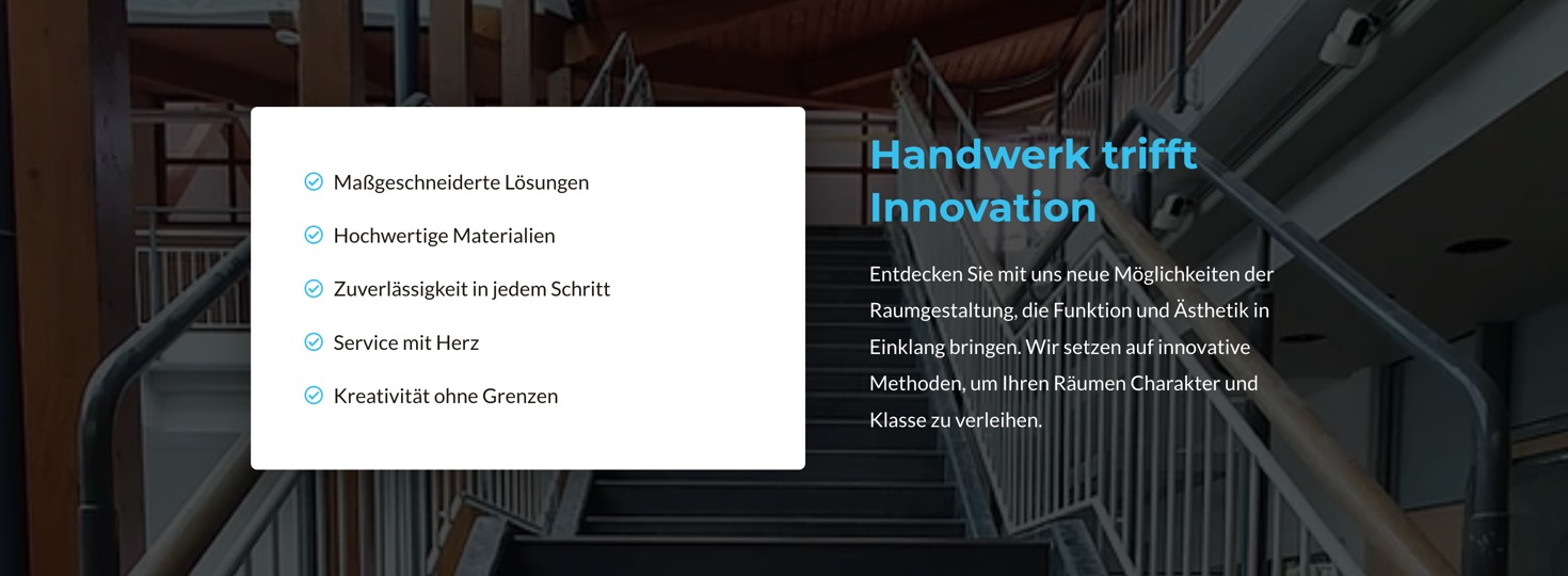 Ausschnitt 6 von 6 der Website von Darweshi Fliesen – Platten – Mosaik, München