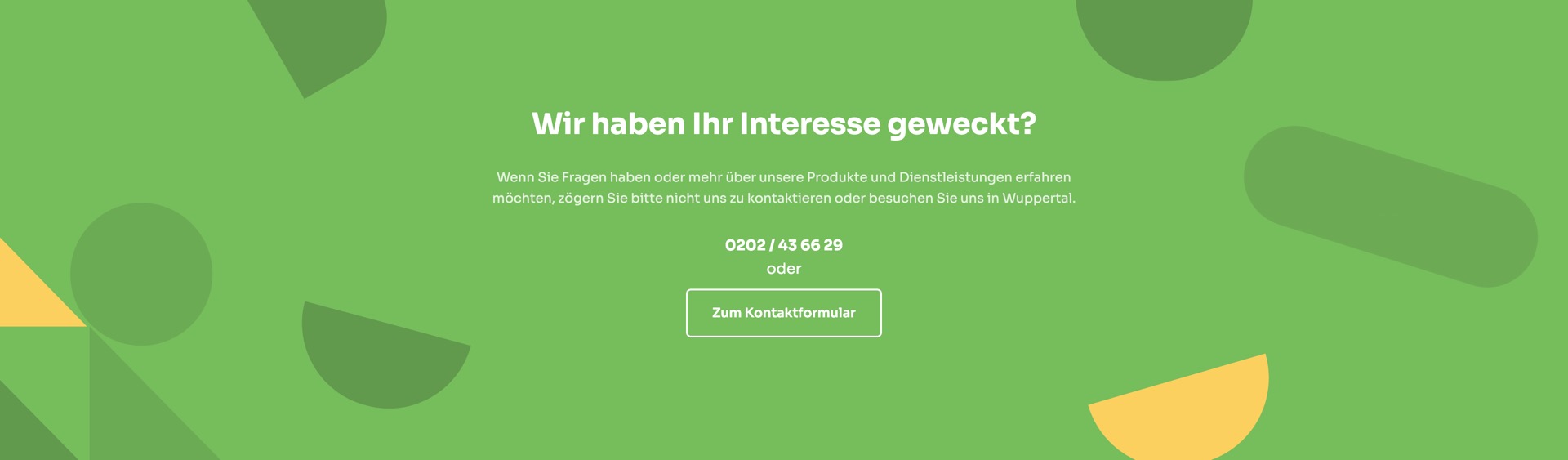 Ausschnitt 5 von 5 der Website von Fair Repair, Wuppertal