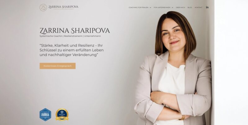 Zarrina Sharipova Coaching und Resilienztraining