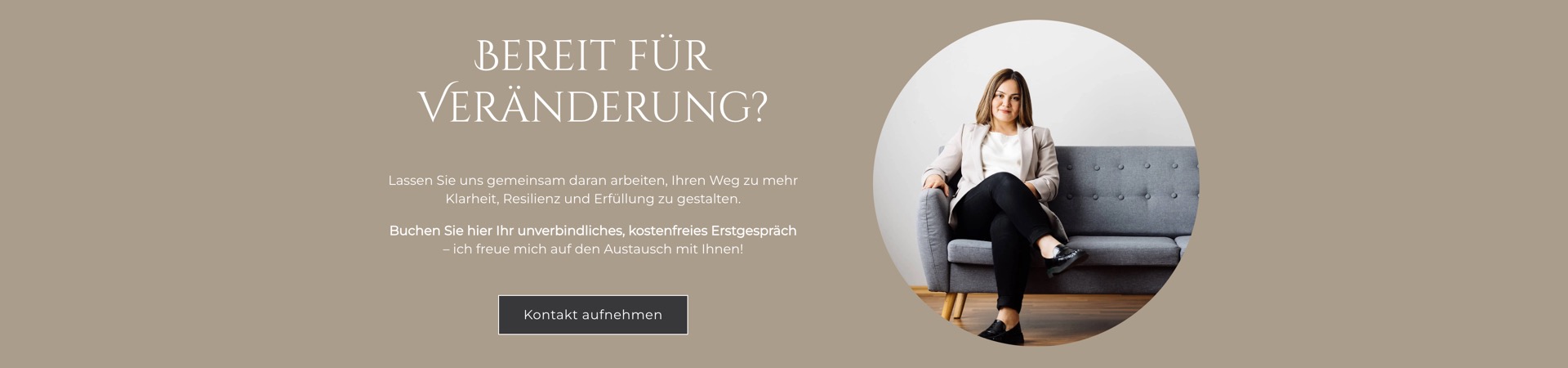 Ausschnitt 5 von 5 der Website von Zarrina Sharipova Coaching und Resilienztraining, Erfurt