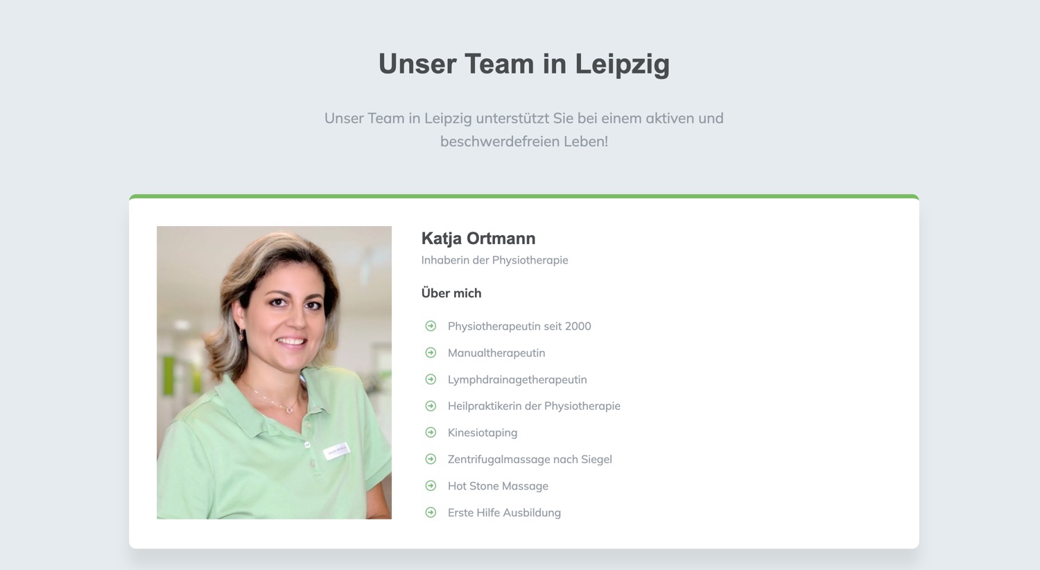 Ausschnitt 4 von 5 der Website von BODY BALANCE, Leipzig