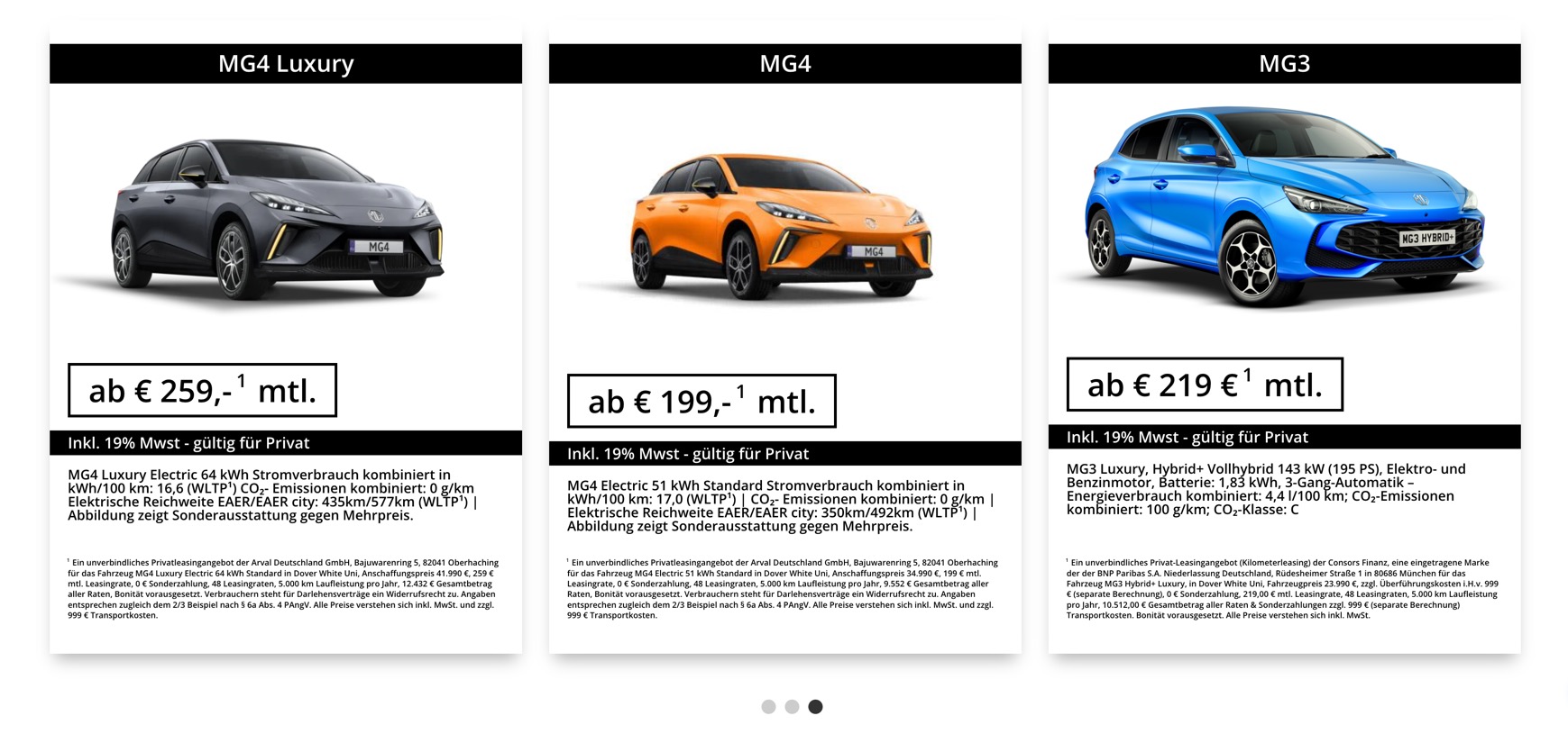 Ausschnitt 3 von 4 der Website von AutoWelt Lutz, Landkreis Fürstenfeldbruck