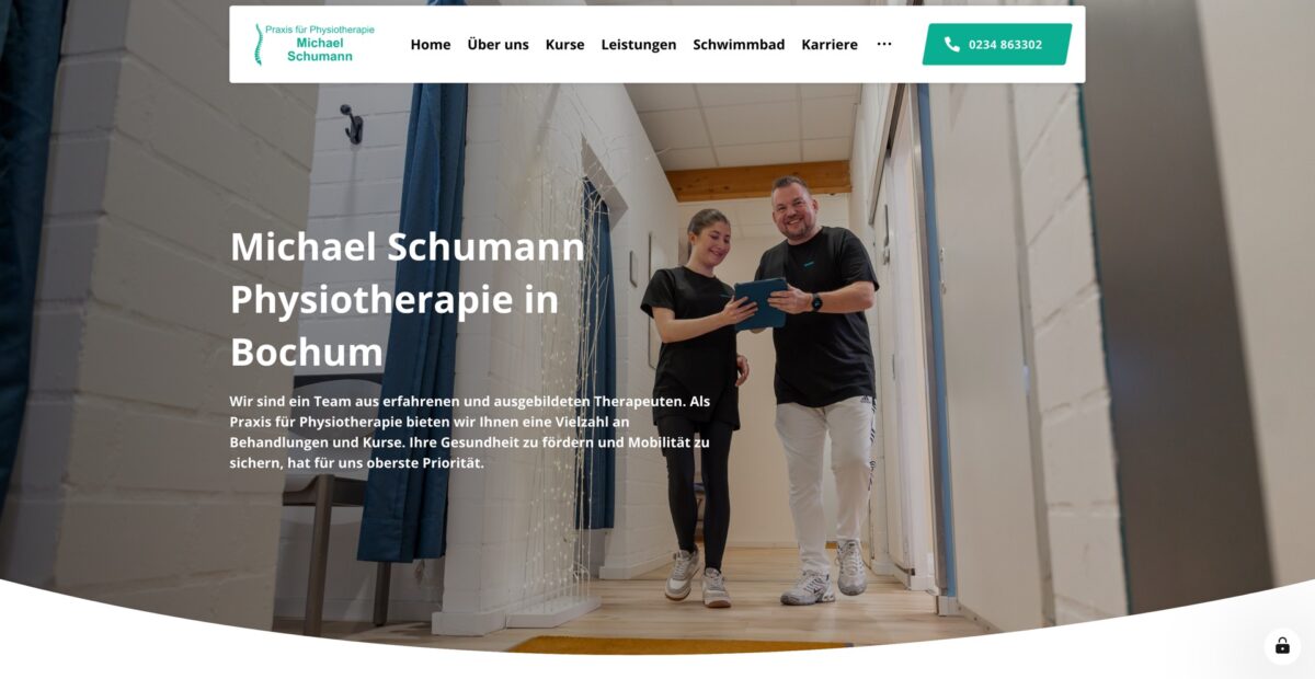 Screenshot der Website