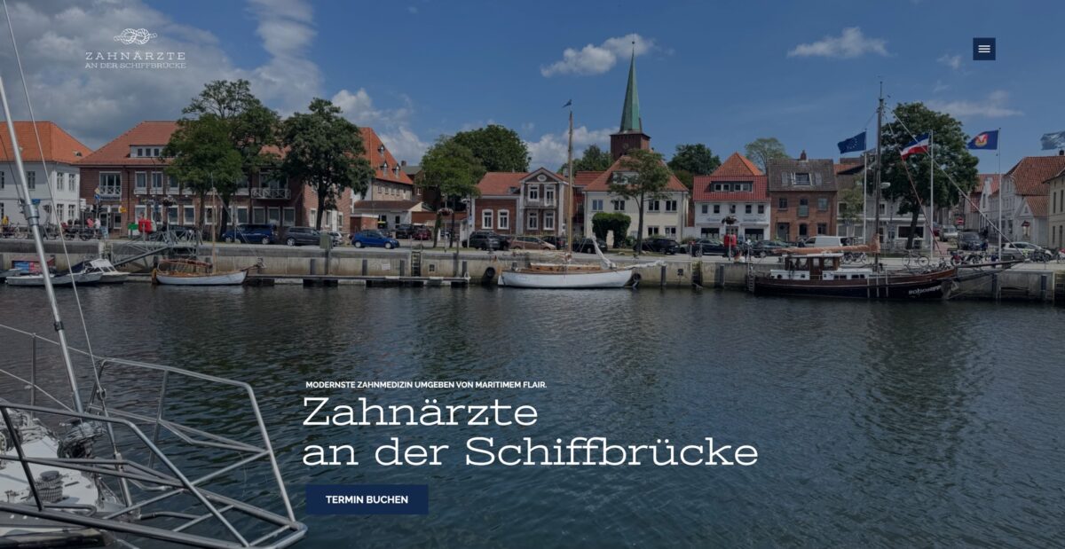 Screenshot der Website