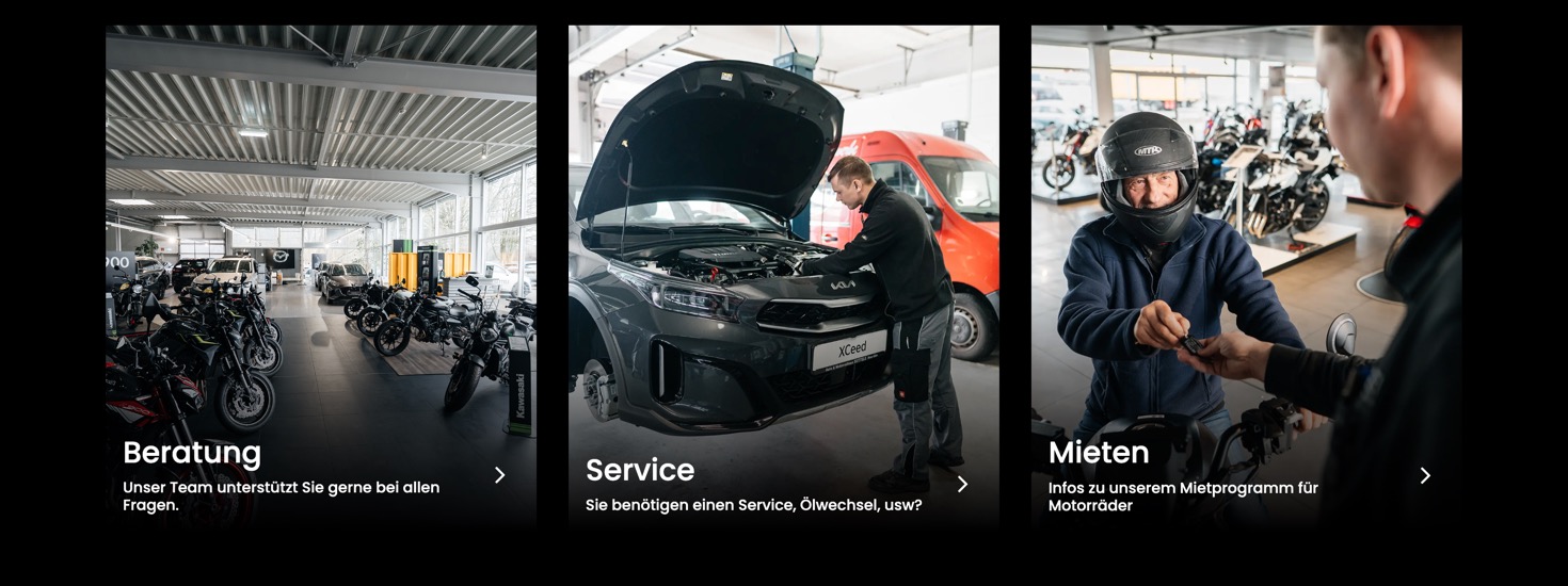 Ausschnitt 3 von 6 der Website von Settele Auto‑ & Motorradhaus, Landkreis Neu-Ulm